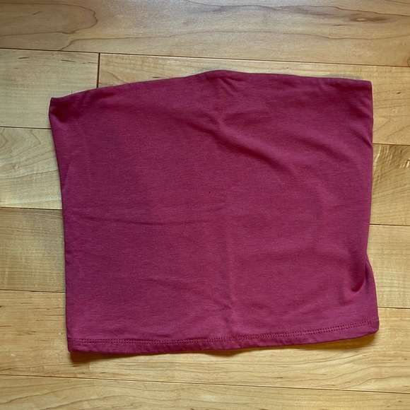 Destined Tops - Destined (Tilly's) Salmon Pink Tube Top
